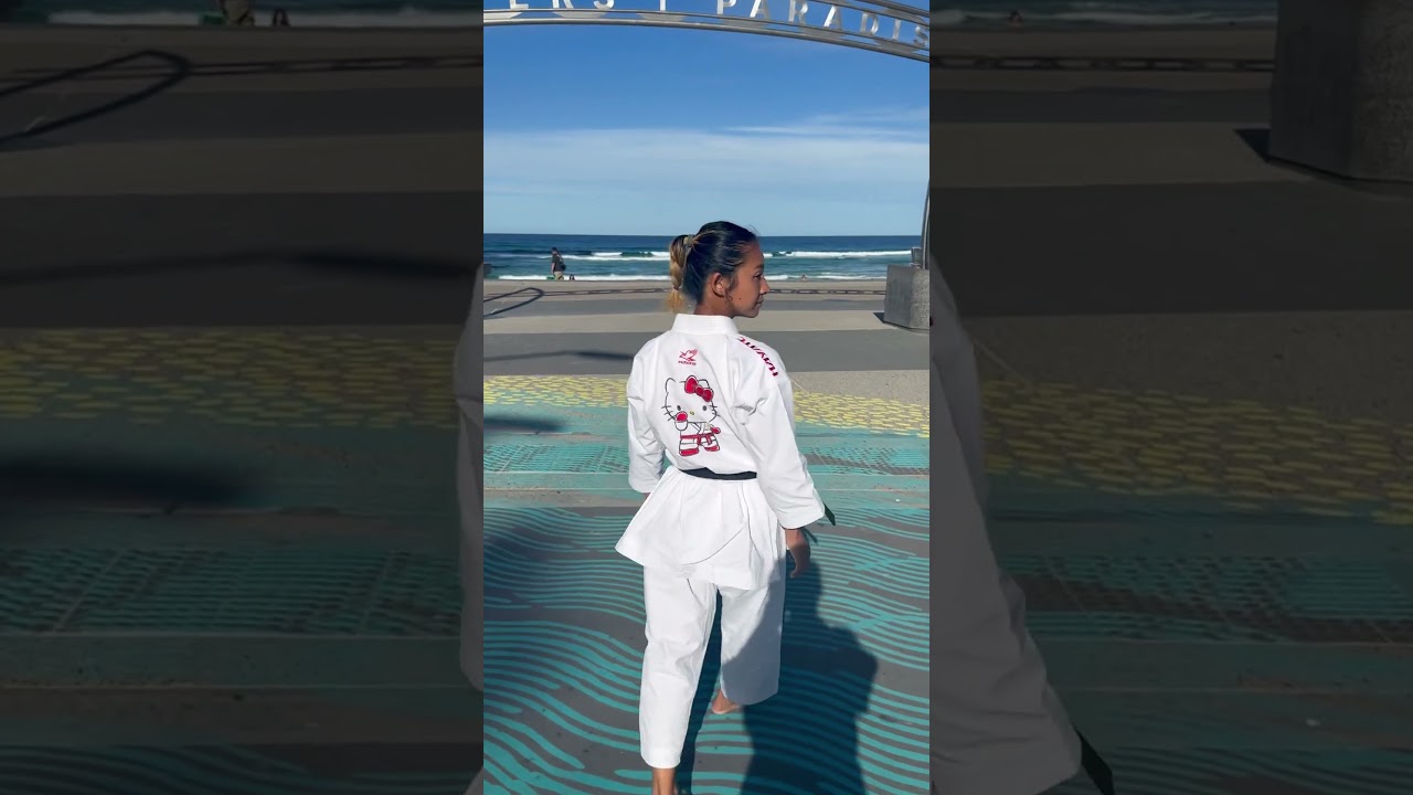 キティーちゃん道着でテンション上げてく！ #karate
