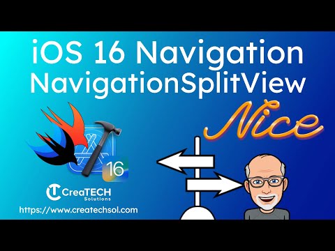 NavigationSplitView in iOS 16 thumbnail