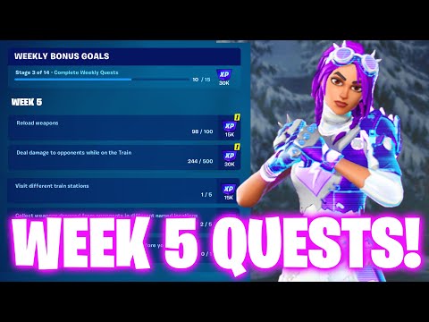 How To Complete Week 5 Quests in Fortnite - All Week 5 Challenges Fortnite Chapter 5 Season 3