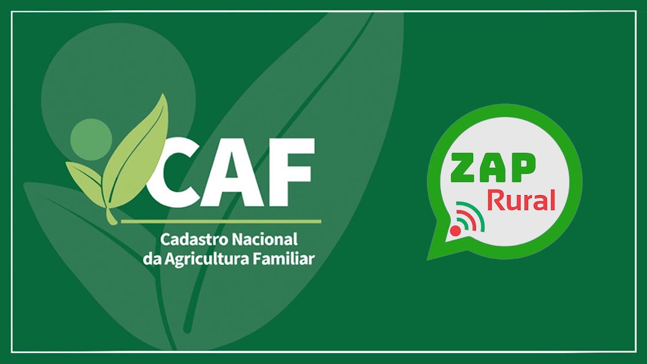 CADASTRO DA AGRICULTURA FAMILIAR - CAF