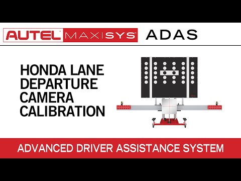 Honda Lane Departure Camera Calibration Instruction
