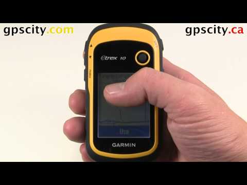 Proximity Alarms in the Garmin eTrex 10 with GPS City