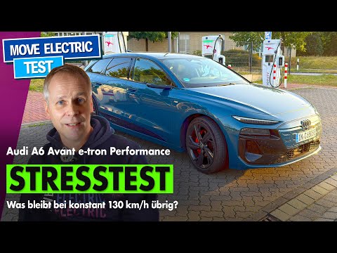 Stresstest im Audi A6 Avant e-tron - Reichweite auf der Autobahn, Alltagstest und Ladekurve