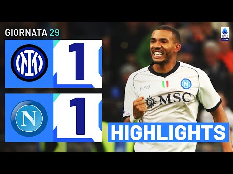 Video highlights della Inter vs Napoli (1 a 1) - Giornata 29 - Fantacalcio e fantamedie