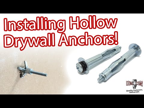 Hollow Drywall Anchors Explained & How To Install Them