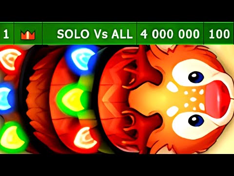 + 100 kills | INSANE 4 Million Run in Little Big Snake! #29 Solo World Ranking!