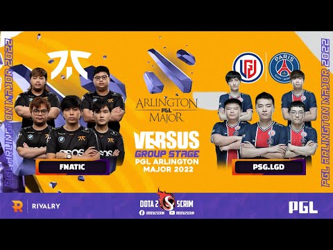 Fnatic vs PSG.LGD - PGL Arlington Major 2022 - Group Stage - BO2