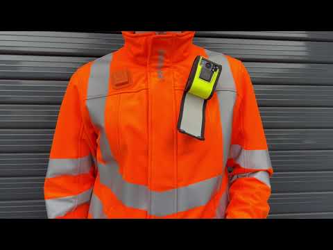 Body-Worn Video Camera Case with Privacy Tab