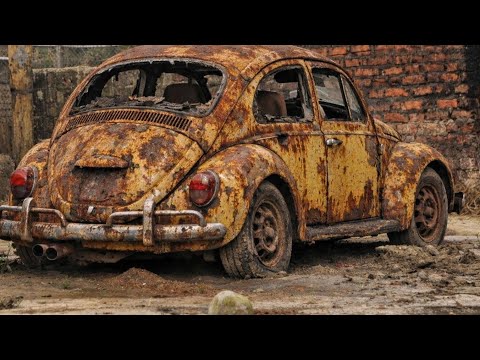 POV ASMR Volkswagen Beetle Classic 1967 Restoration | Rusty Classic Car Rebuild in 4K