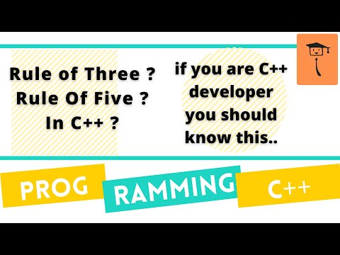 Rule Of Three And Rule Of Five In C++ Programming
