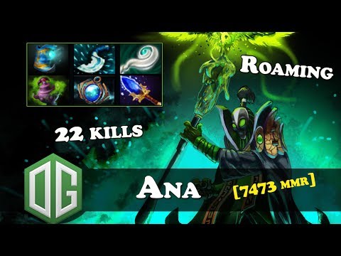Ana - Rubick [7473 MMR] | Roaming | Dota 2 | Patch  7.06е