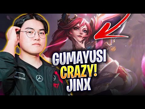 GUMAYUSI CRAZY GAME WITH JINX! - T1 Gumayusi Plays Jinx ADC vs Xayah! | Season 2024