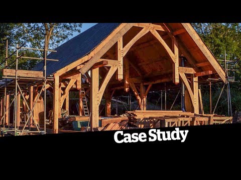 An amazing timber frame, straw bale self build for £67k