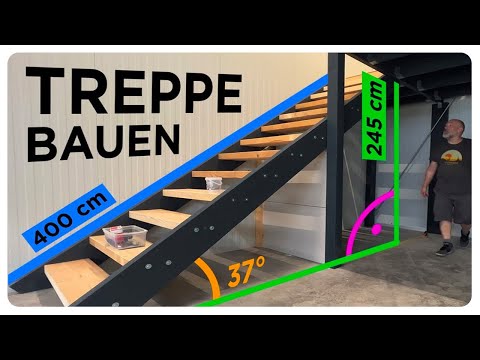 TREPPE BAUEN - einfach erklärt für LAIEN OHNE VORWISSEN