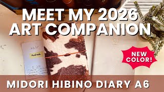 🚨 Unboxing the New Midori Hibino 2026 (Grey) 📖 | Why I Chose This as My Art Companion 🎨✨