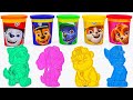 Create and Learn with Paw Patrol Play Doh and Molds | Preschool Toddler Learning Video