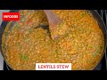 Lentils Stew Recipe | How to Make Lentils Stew | Kenyan Kamande Recipe | Infoods