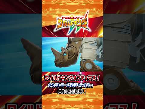 【トランスフォーマー ワイルドキング】ワイルドキングオプティマス ワイルドッキングシーン！