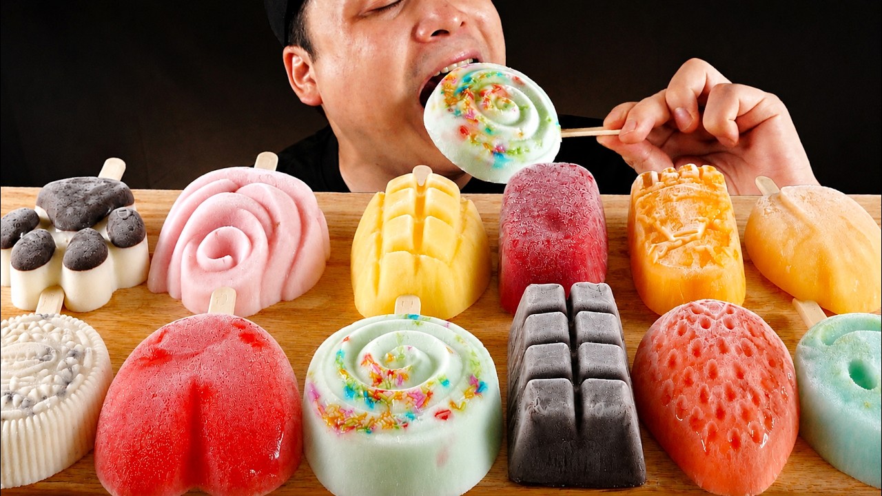 너무 귀엽게 생긴 여러가지 아이스크림 먹방~!! various ice creams