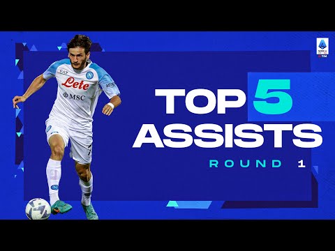 Kvaratskhelia’s inch-perfect pass | Top Assists | Round 1 | Serie A 2022/23