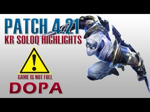 Dopa - Zed vs Ahri - KR SoloQ Highlights