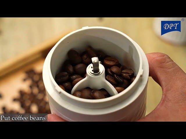 طاحونة قهوة كهربائية 180 مل- طحن سريع ودقيق، سهلة الحمل والتنظيف، شحن USB عملي للاستخدام في أي مكان،ضمان سنتان