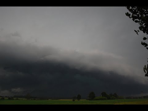 Superšūnas negaiss Latvijā/Supercell Thunderstorm in Latvia/11/06/2019/