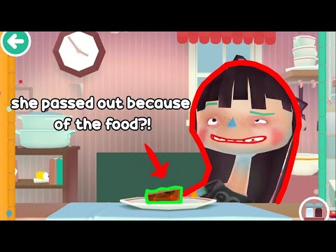 Toca Kitchen 2 - How to make my Character Passed Out?! | Toca Boca ASMR | SAD BACKSTORY