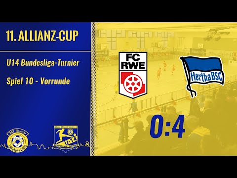 11. Allianzcup 25.01.25 | Spiel 10 | FC Rot-Weiß Erfurt - Hertha BSC 0:4 | Vorrunde