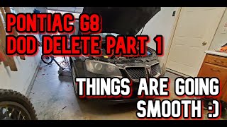 GETTING THIS THING TORE DOWN! G8 GT DOD DELETE PART 1
