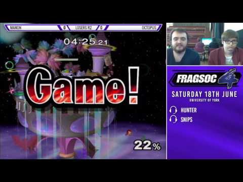 Fragsoc 4 Losers R2 - Manon (Ganondorf) vs Octopus (Cpt.Falcon)