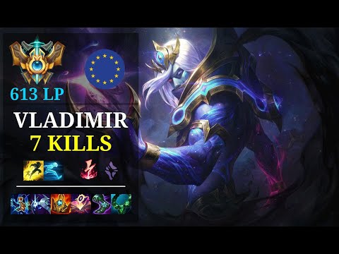 Vladimir Bot vs Twitch - 7 kills - Elite500 EUW Challenger (613 LP) Patch 11.4