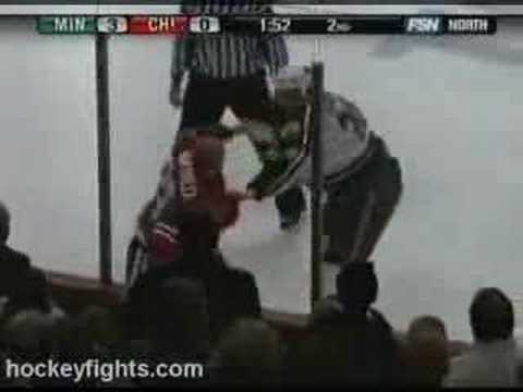 Derek Boogaard vs Jim Vandermeer