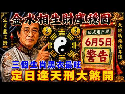 6月5日別亂穿！定日逢天刑大煞，這三個生肖穿錯顏色直接財源卡死，教你一招「少林理三焦」食補與肉身化煞秘術強開6月大運！【穿搭改運/生肖運勢】
