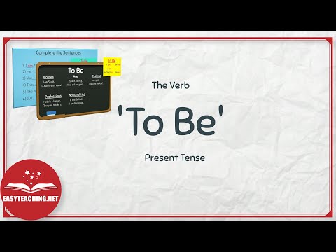 Introduction to the Verb 'To Be' | ESL Lessons | EasyTeaching