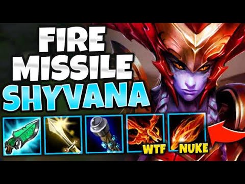 NUKE EVERYTHING WITH ONE E!! THIS AP SHYVANA DAMAGE IS UNFAIR! - League of Legends