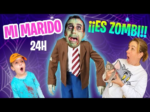 24 horas de ZOMBI 🧟‍♂️ + ¡SUSTO A AROA!