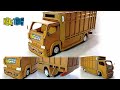 MEMBUAT TRUK OLENG WAHYU ABADI 02 TRUK POLOS FULL DARI KARDUS BEKAS