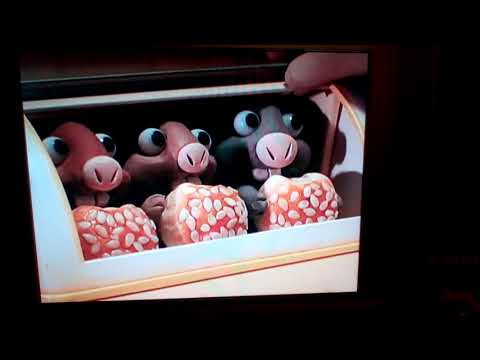 WALLACE & GROMIT THE CURSE OF THE WERE-RABBIT DVD RABBIT TROUBLE & BUNNY TROUBLE SCENE