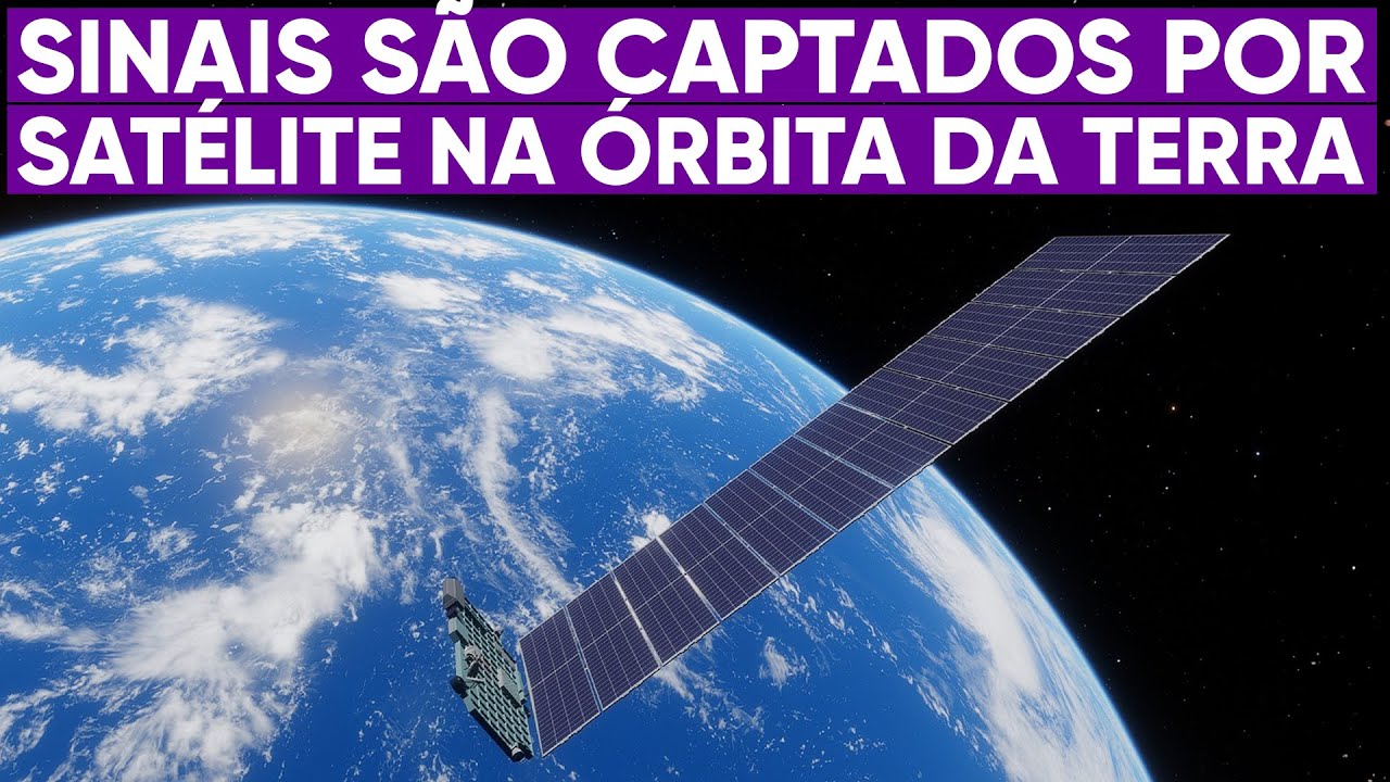 Sinal de rádio é gravado na órbita da Terra