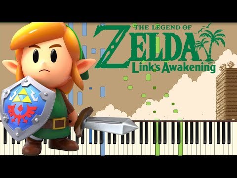The Legend of Zelda: Link's Awakening - Ballad of the Wind Fish [Piano Tutorial] (Synthesia)