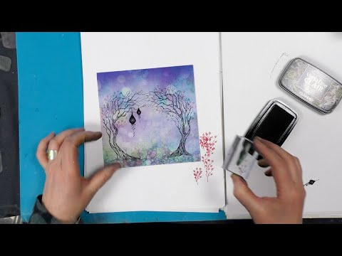 The Hare and the Tree Hives - A Lavinia Stamps Tutorial