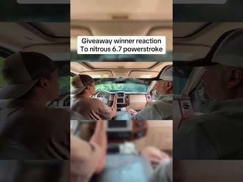Reaction to nitrous +1000hp 6.7 Powerstroke
