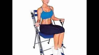 Chair Gym Exercise System with Twister Seat, DVDs