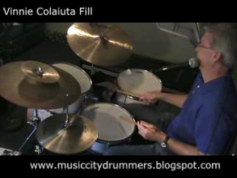 5 minute drum lesson - Vinnie Colaiuta fill