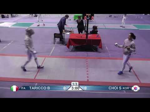 Tbilisi World Cup 2022 SWS - L64 - Taricco ITA v Choi KOR
