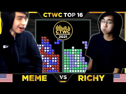 BEST MATCH of 2021 CTWC!! - Meme vs. Richy - Classic Tetris Gp. B FINAL