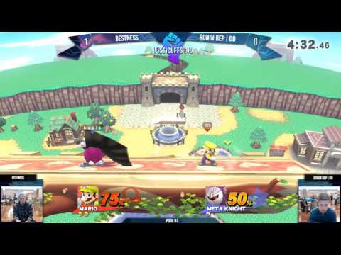 BestNess (Mario) Vs. Ronin BEP | DD (Meta Knight) - Pool B1
