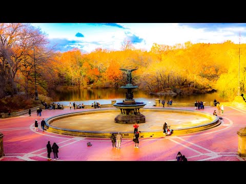 A Look at Bethesda Terrace In Central Park, New York City