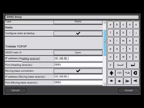5. Trimble DPS900 V1.2 - GNSS Setup: Using Radio Corrections (900 MHz)